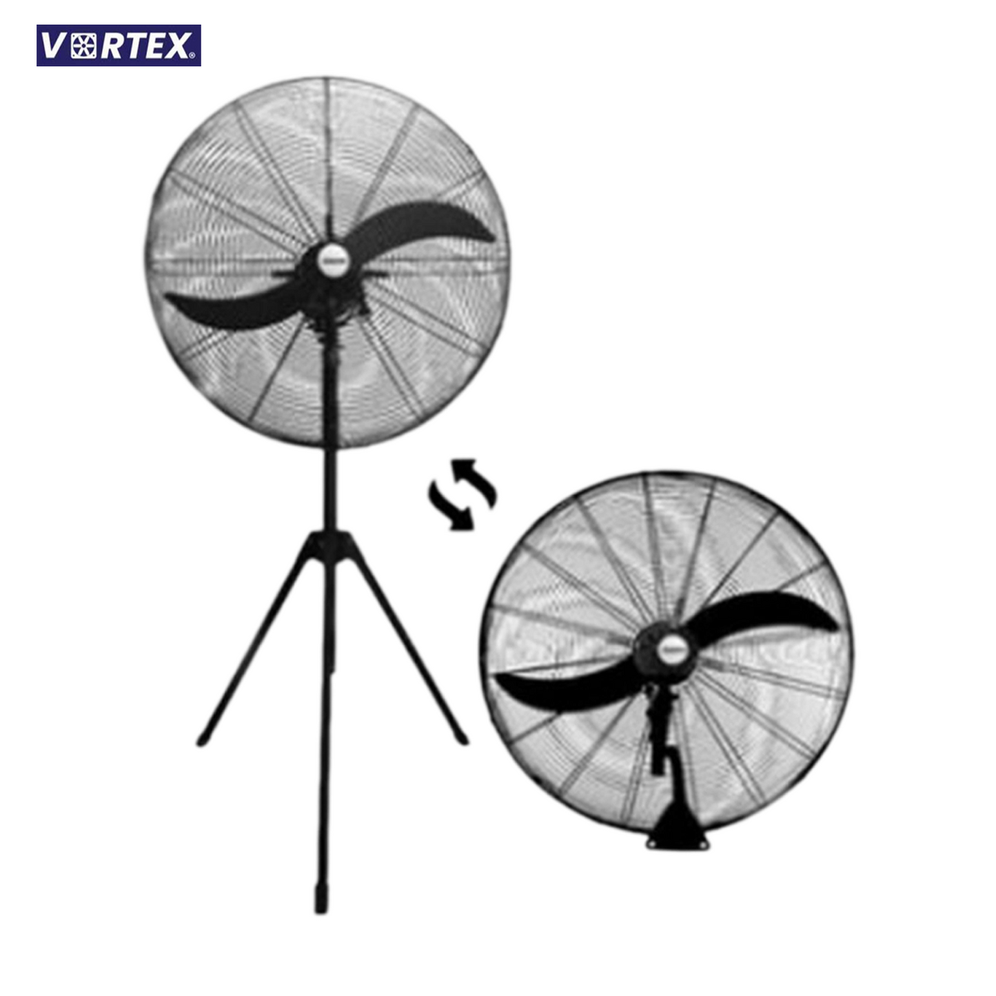 26" HEAVY-DUTY INDUSTRIAL (2 IN 1) TRIPOD FAN